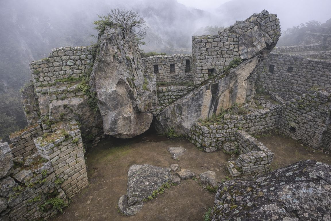 Temple of the Condor at Machu Picchu explored during a guided visit with Machu Picchu Guided Tours.